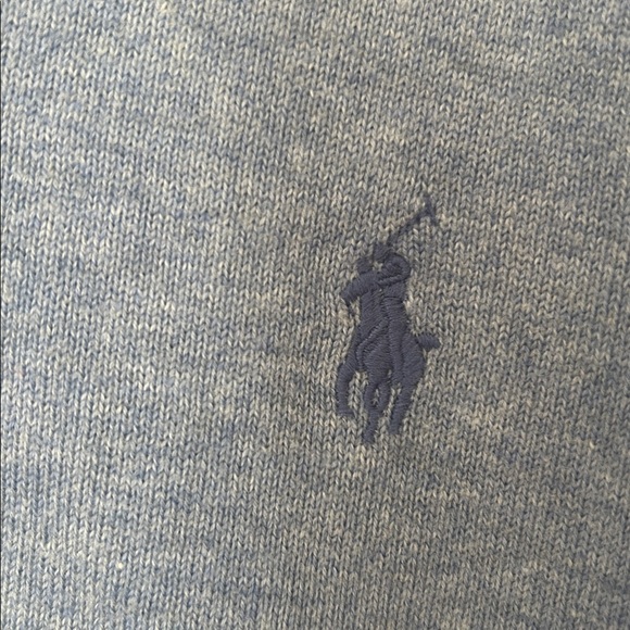 Polo Ralph Lauren Men’s XXL V-Neck Sweater 100% Pima Cotton in Camp Blue - Picture 2 of 6